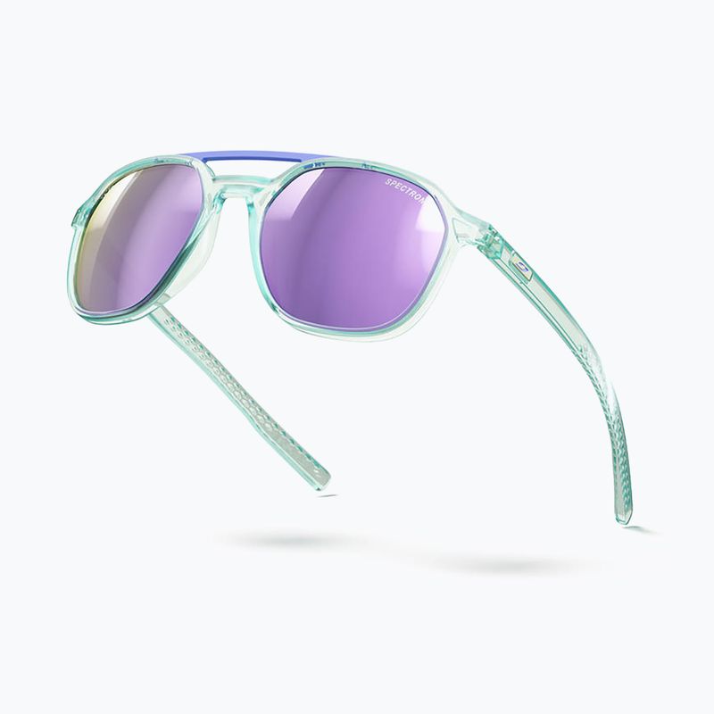 Ochelari de soare Julbo Slack Cover Spectron shiny translucent mint/light gray 15