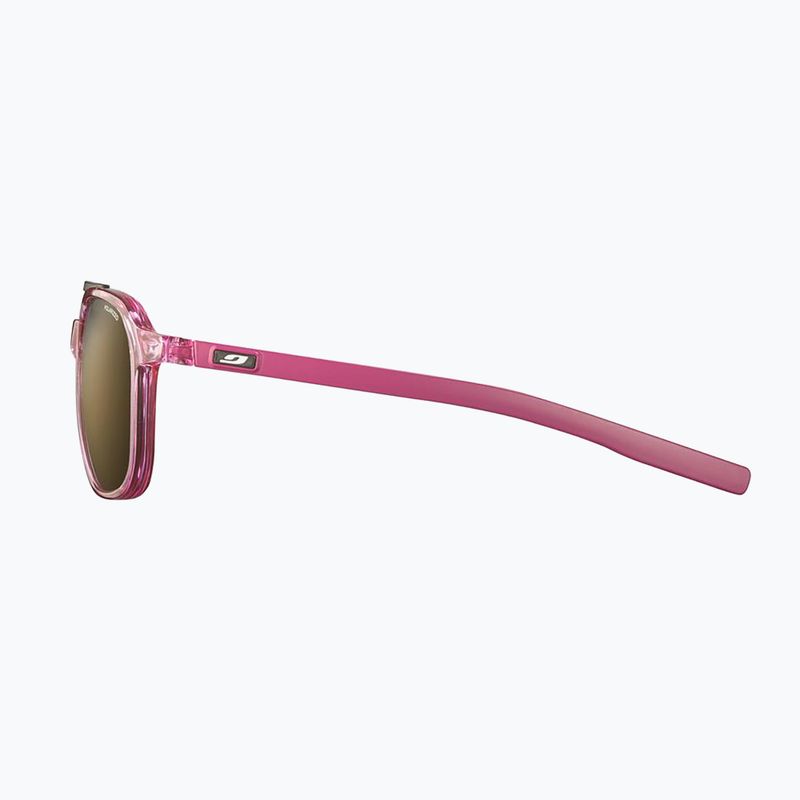 Ochelari de soare Julbo Slack Polarized raspberry translucent glossy/raspberry matte 3