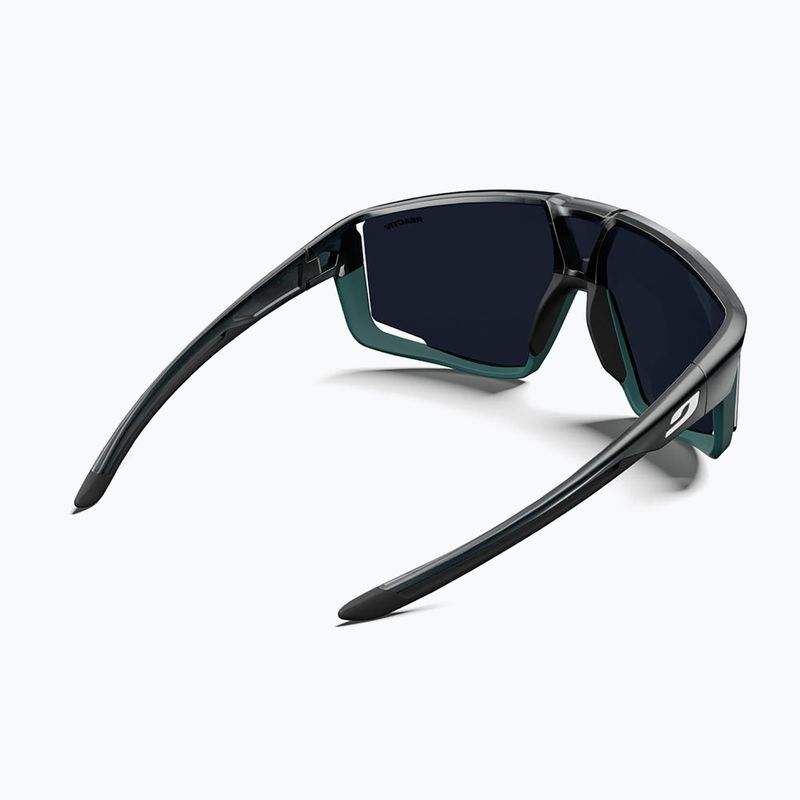 Ochelari de soare Julbo Fury Reactiv Performance shiny translu black/matt green 5