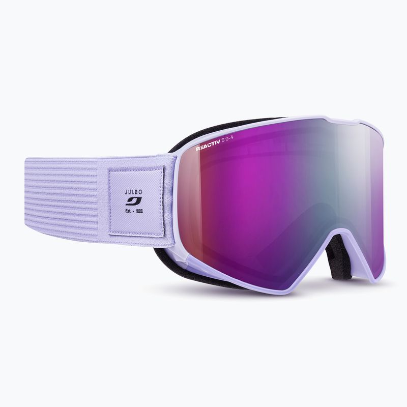 Ochelari de schi Julbo Cyrius-X Reactiv High Contrast light purple/flash purple