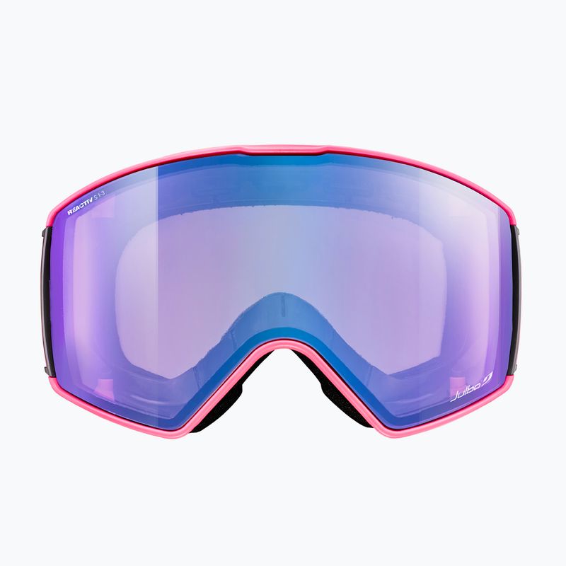 Ochelari de schi  Julbo Launcher Reactiv High Contrast pink/ black/ flash blue 5