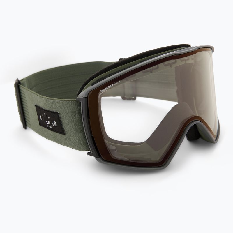 Ochelari de schi Julbo Launcher Reactiv High Contrast green/ flash infrared