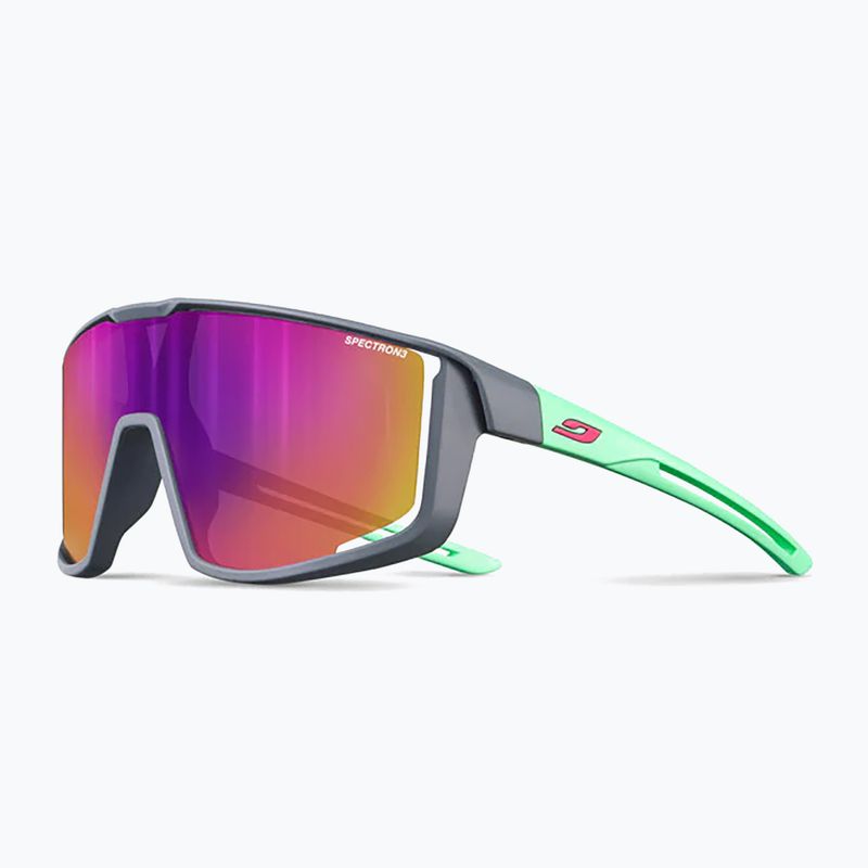 Ochelari de soare pentru copii Julbo Fury Junior Spectron matt gray/mint/pink flash 5