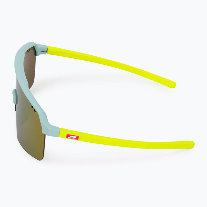 Ochelari de soare pentru copii Julbo Intensity Junior Spectron blue pastel matt/ neon yellow matt 4
