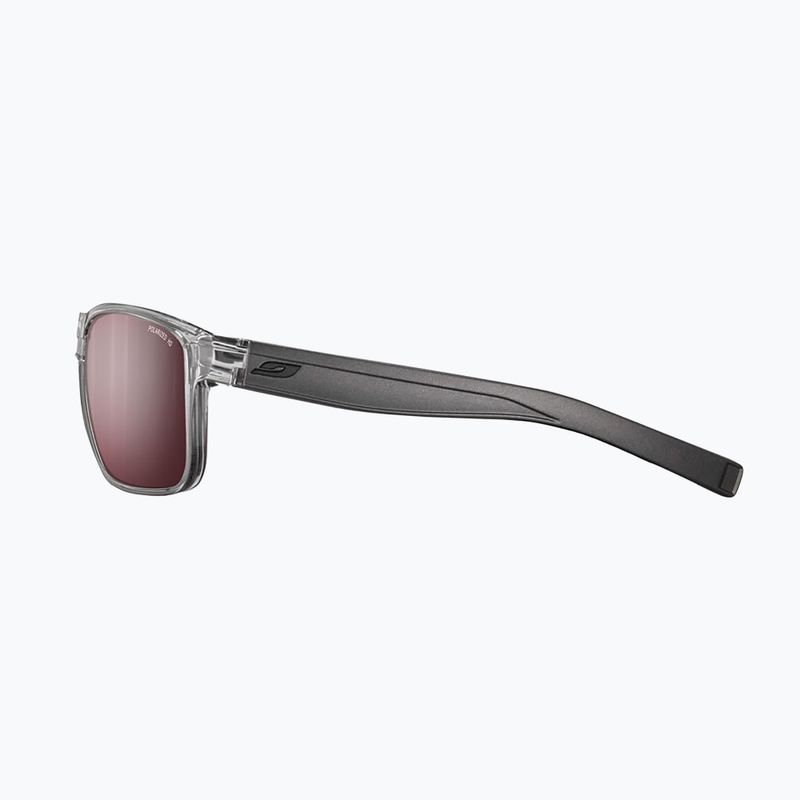 Ochelari de soare Julbo Renegade Polarized HD grey translucent brillant/black 3