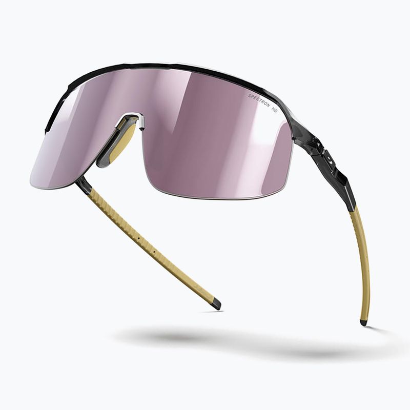 Ochelari de soare Julbo Density Spectron HD shiny translucent black/light brown 5