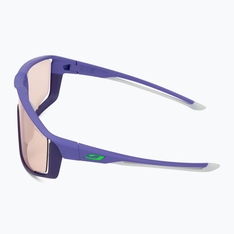 Ochelari de soare Julbo Fury Reactiv High Contrast matt purple/gray/green 4