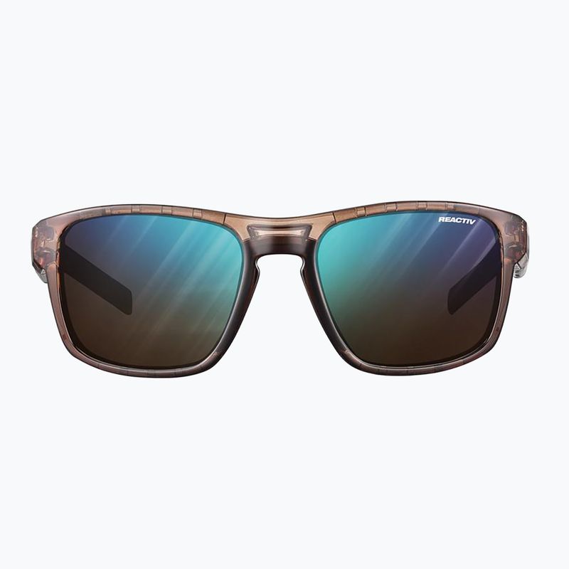 Ochelari de soare Julbo Shield M Reactiv shiny translu brown/matt brown 2