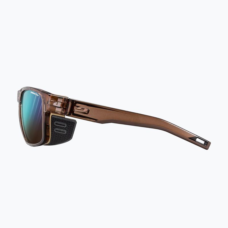 Ochelari de soare Julbo Shield M Reactiv shiny translu brown/matt brown 4