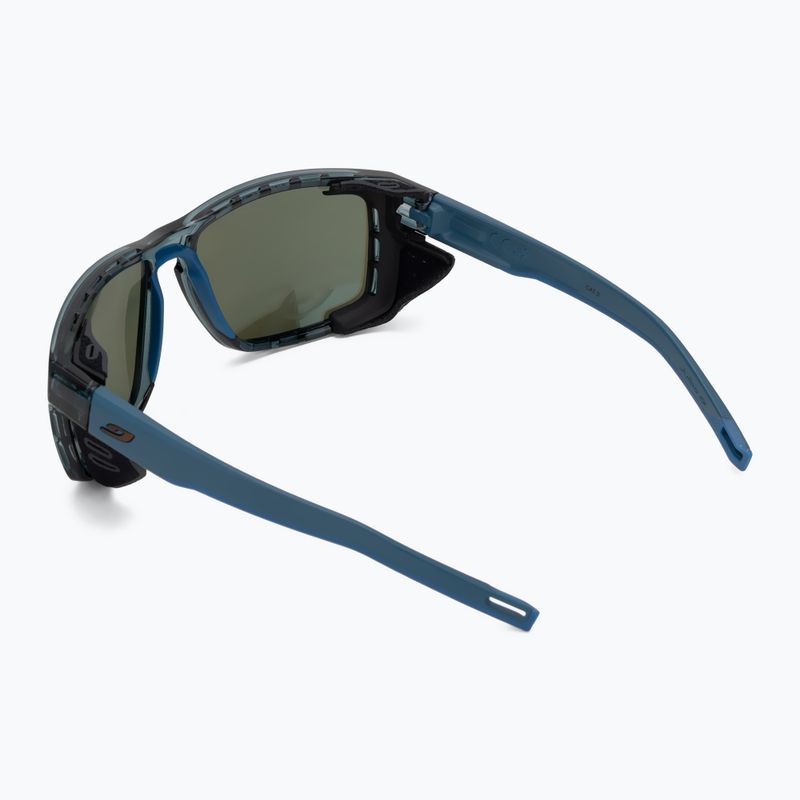 Ochelari de soare Julbo Shield Polar HD shiny translu blue/blue 3