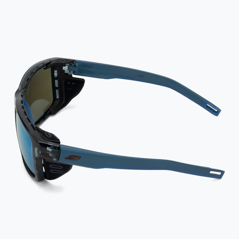 Ochelari de soare Julbo Shield Polar HD shiny translu blue/blue 5