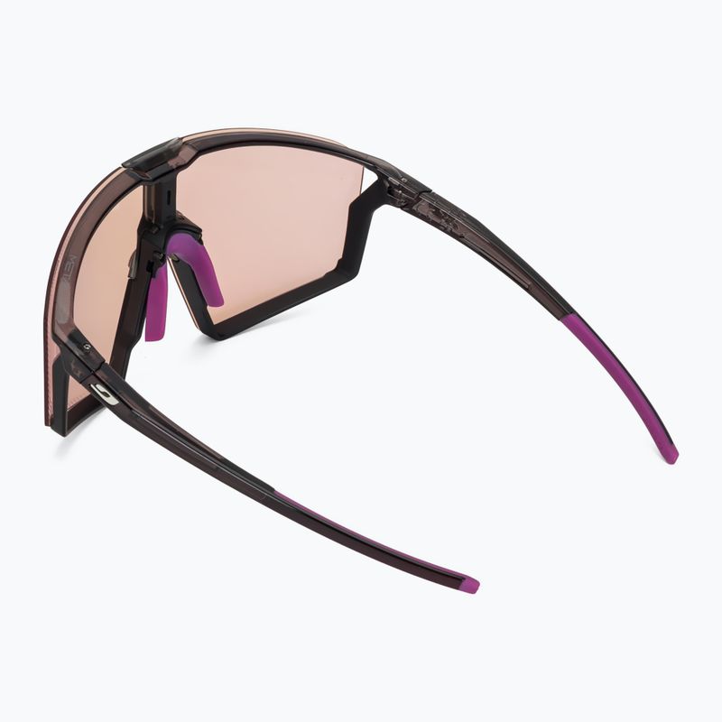 Ochelari de soare Julbo Edge Reactiv High Contrast shiny translu black/purple 3