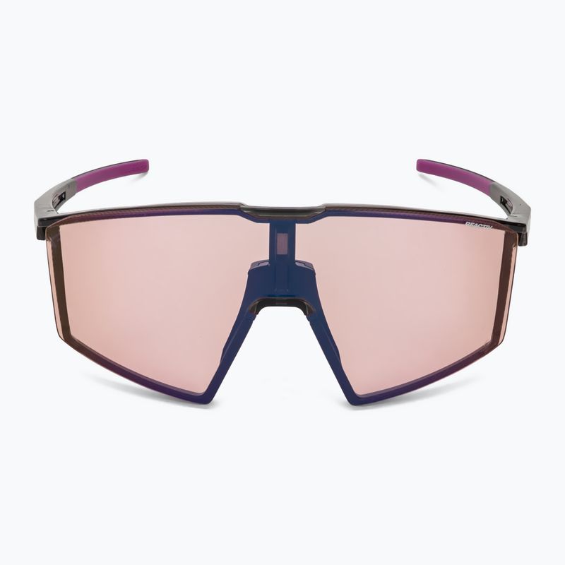 Ochelari de soare Julbo Edge Reactiv High Contrast shiny translu black/purple 4