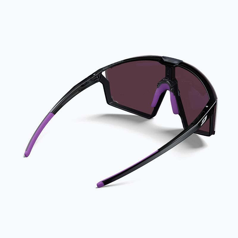 Ochelari de soare Julbo Edge Reactiv High Contrast shiny translu black/purple 5