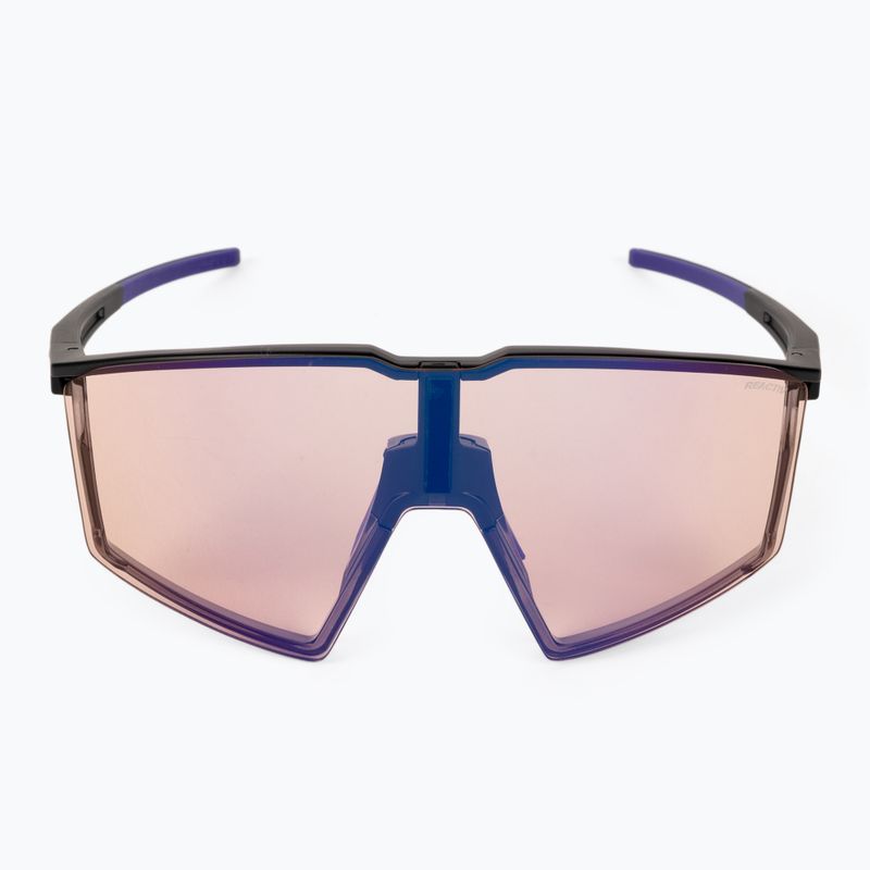 Ochelari de ciclism Julbo Edge Reactiv 1-3 High Contrast mat translucid negru/purpuriu mate 4