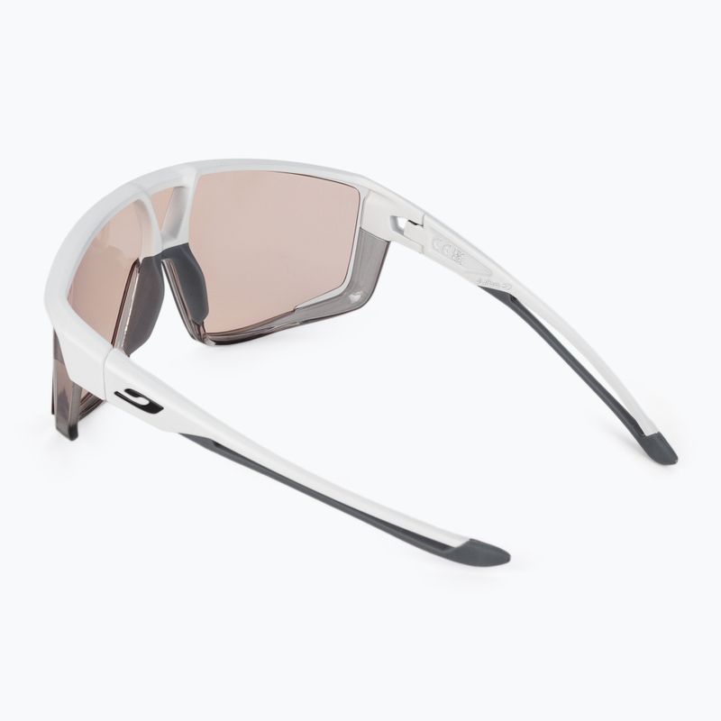 Julbo Fury Reactiv 1-3 Ochelari de ciclism cu contrast ridicat alb mat/gri translucid 2