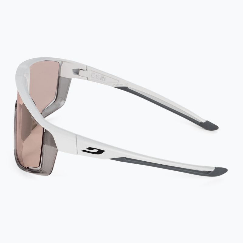 Julbo Fury Reactiv 1-3 Ochelari de ciclism cu contrast ridicat alb mat/gri translucid 4