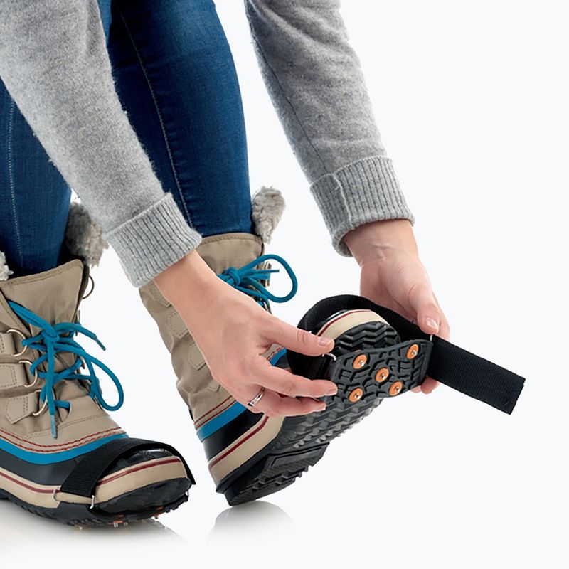 Suprapuneri pentru încălțăminte Sidas Walk 1/2 Traction negre CTRWALKHALF16 5