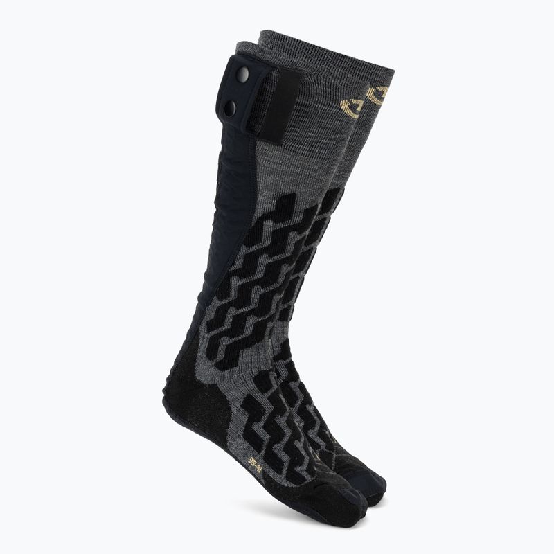 Șosete încălzite Therm-ic Powersocks Heat Fusion Uni grey/ black