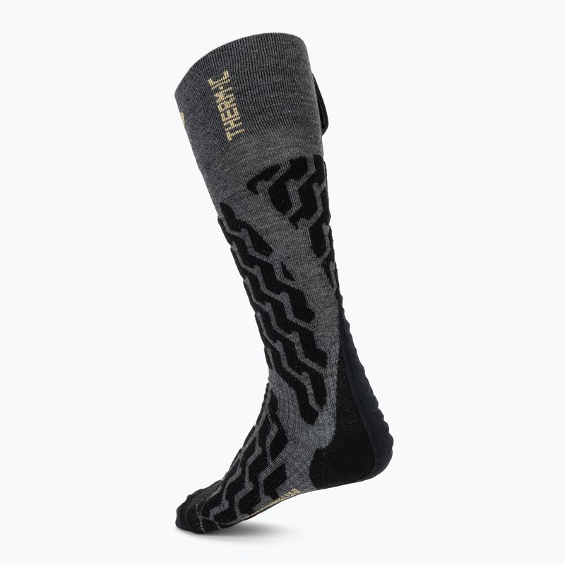 Șosete încălzite Therm-ic Powersocks Heat Fusion Uni grey/ black 2