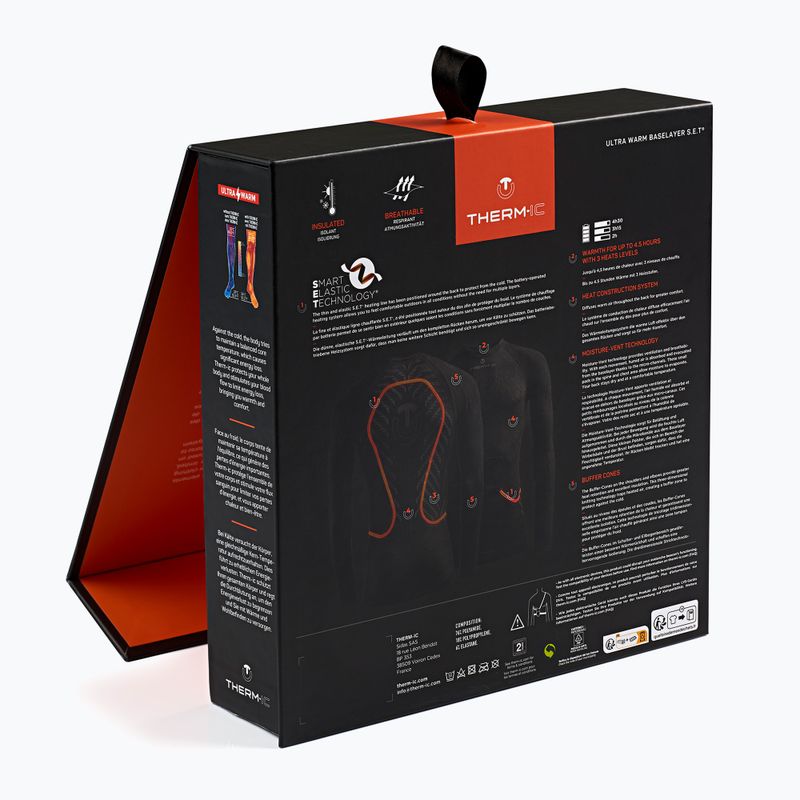 Bluză încălzită Therm-ic Baselayer S.E.T. black 5