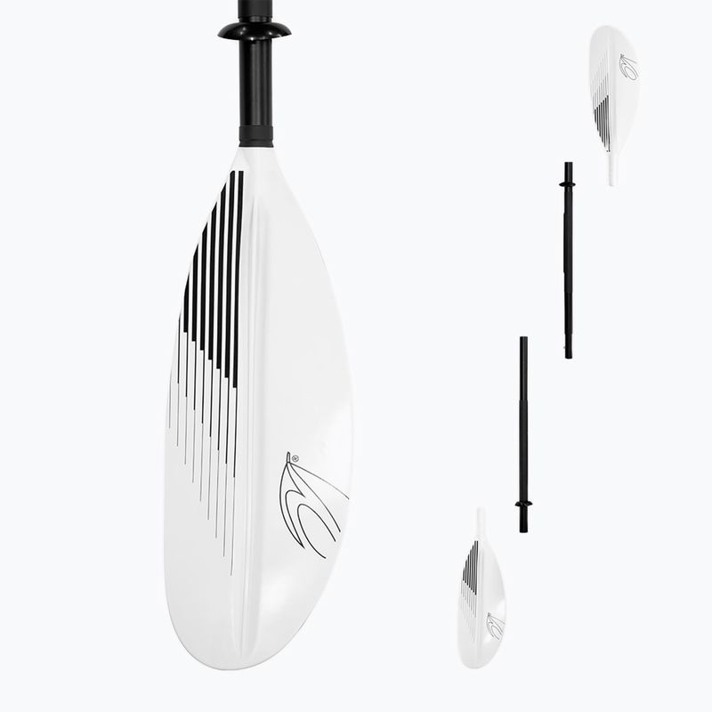 Vâslă de caiac 4-elemente AQUADESIGN Viva 4 white