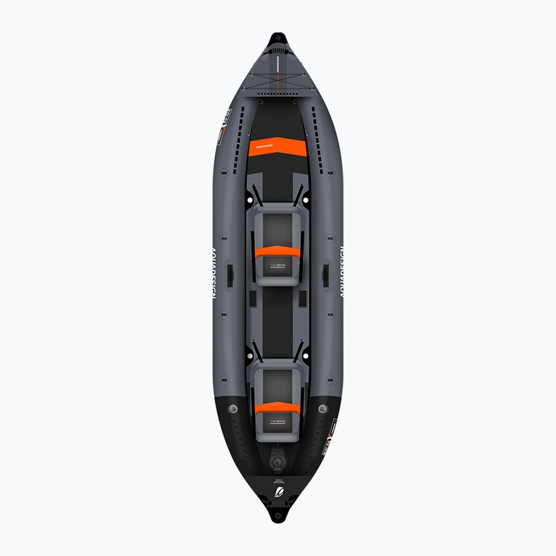 Caiac gonflabil pentru 2-persoană  AQUADESIGN Koloa X´Perience 2 360 cm black/grey 2
