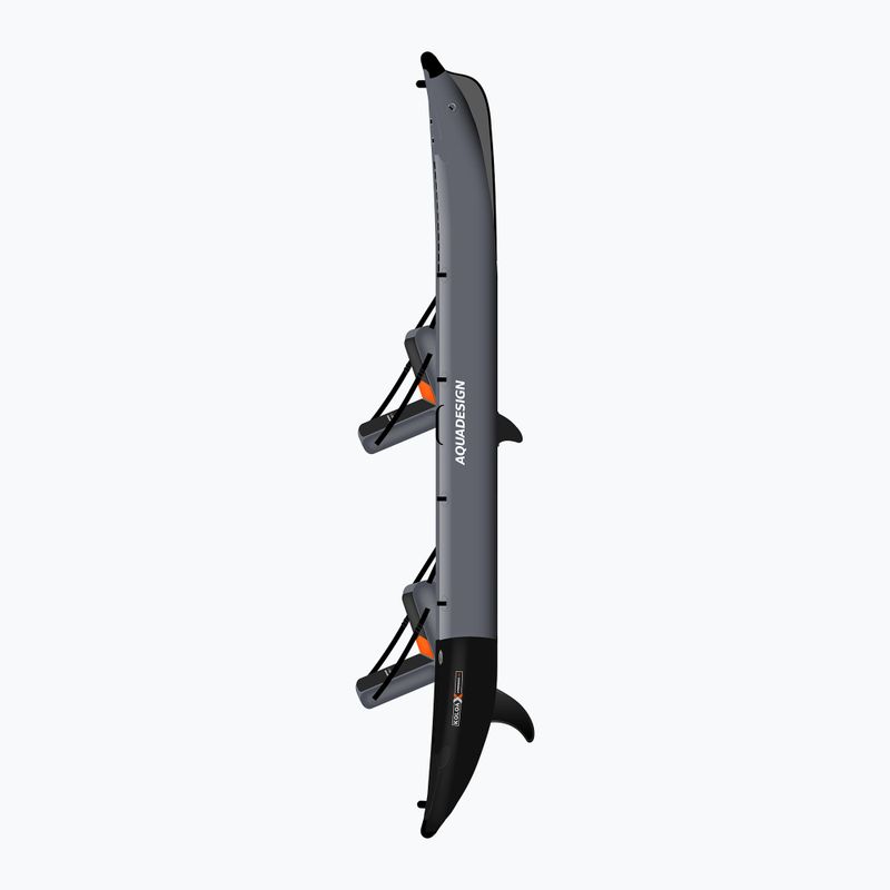 Caiac gonflabil pentru 2-persoană  AQUADESIGN Koloa X´Perience 2 360 cm black/grey 3