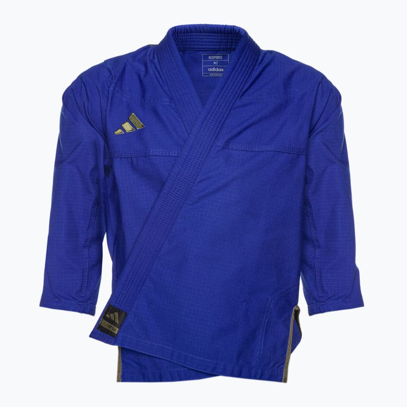 GI pentru jiu-jitsu brazilian adidas Response 2.0 albastru 2