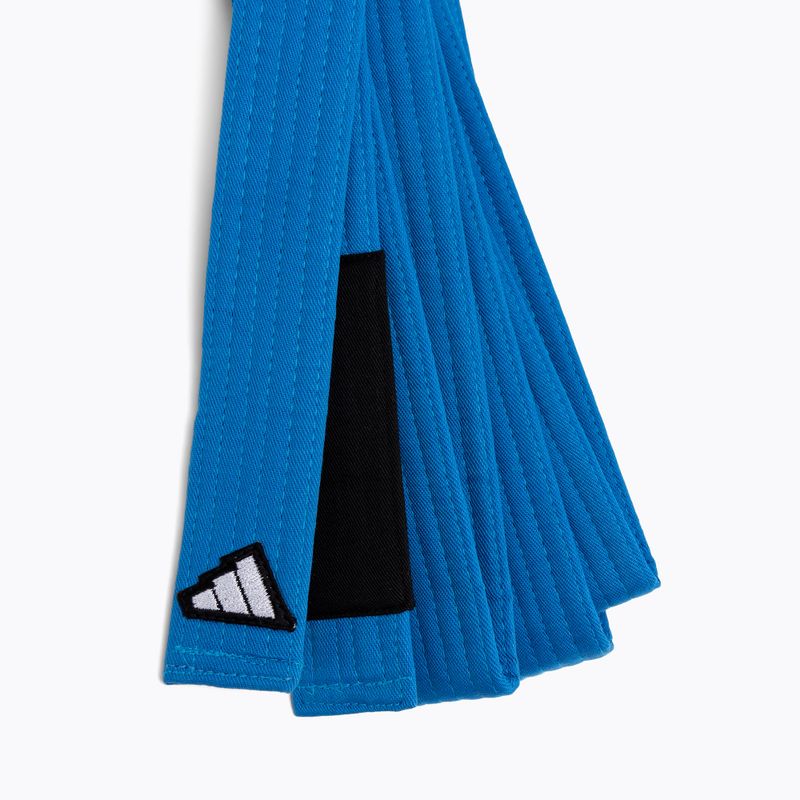 Centura braziliană de jiu-jitsu adidas Separate blue 2