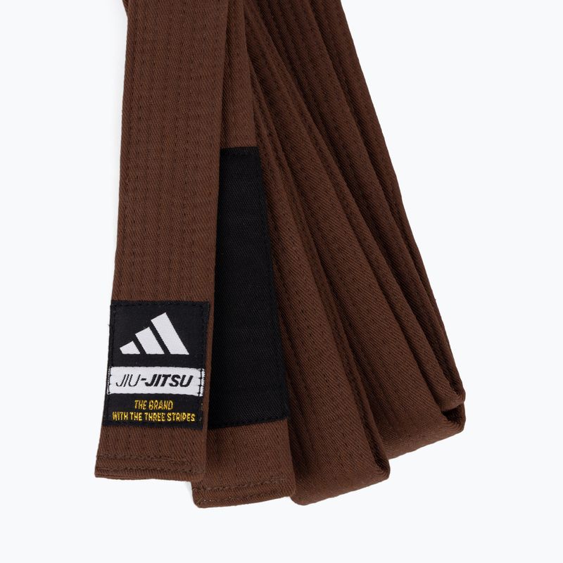 Centura braziliană de jiu-jitsu adidas Elite maro 2