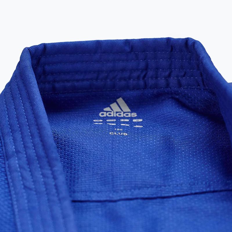 Costum de judo pentru copii adidas Club albastru J350BLUE 4