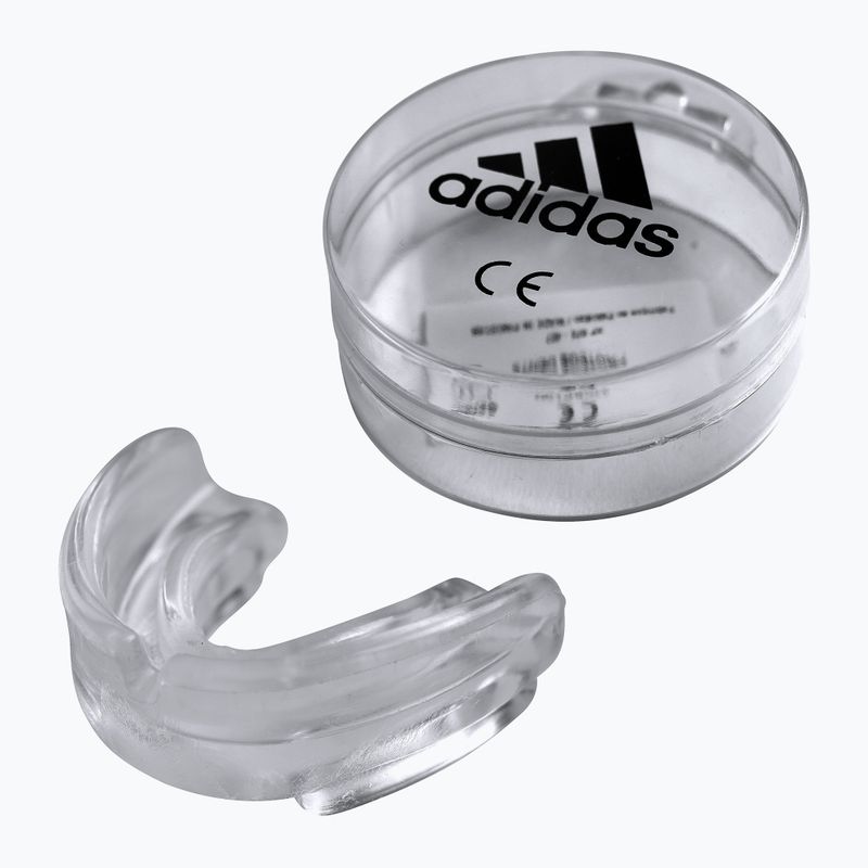 Protecție de maxilar pentru copii + cutie adidas ADIBP10N transparentny 2