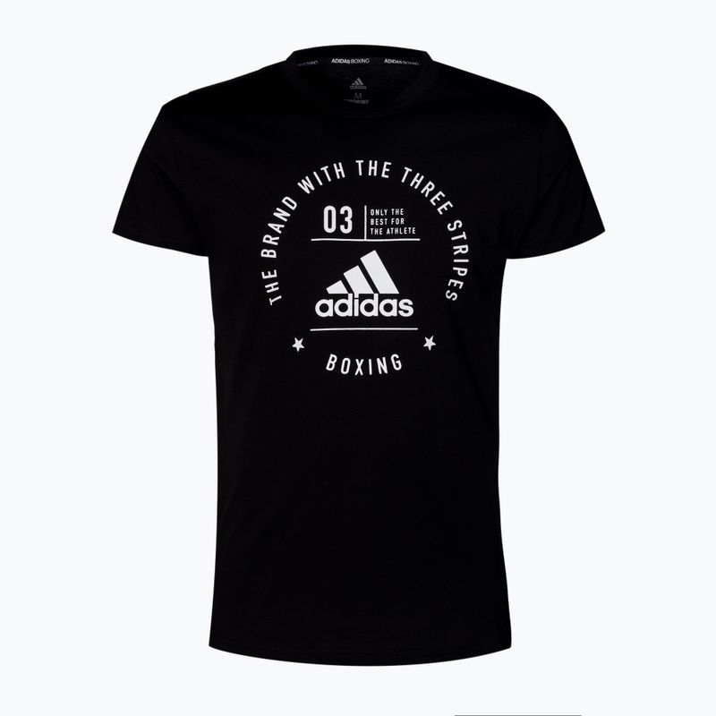 Tricou de antrenament adidas Boxing, negru, ADICL01B
