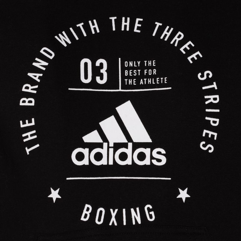 Hanorac de antrenament adidas Hoodie Boxing, negru, ADICL02B
