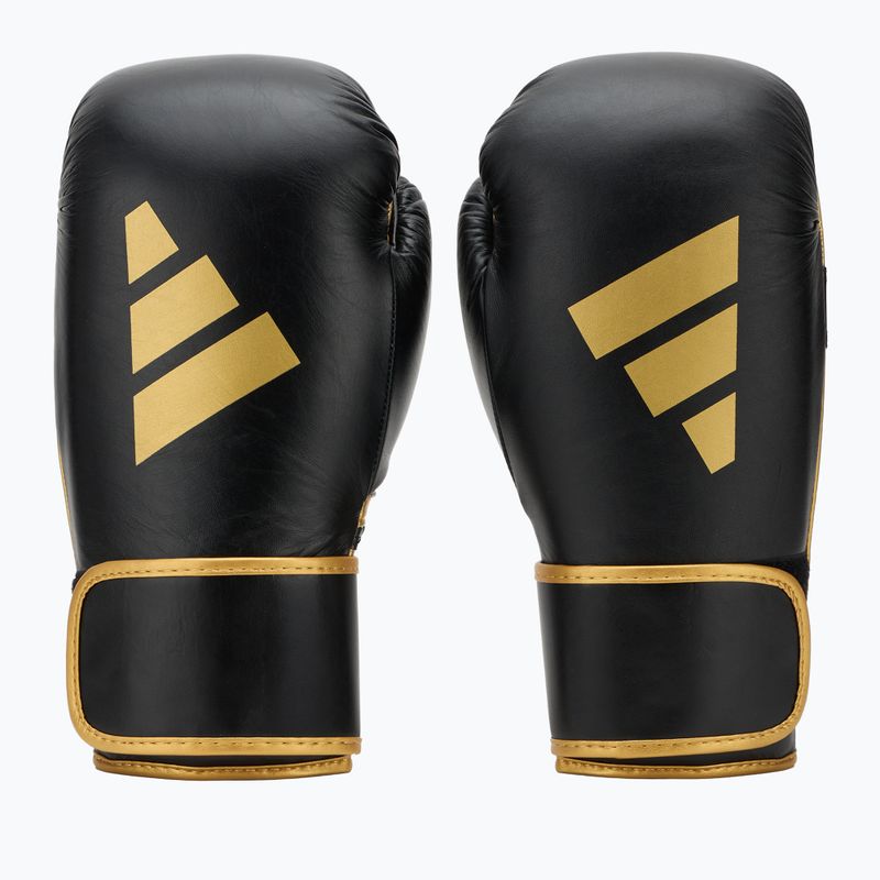 Mănuși de box adidas Wako black/gold 2