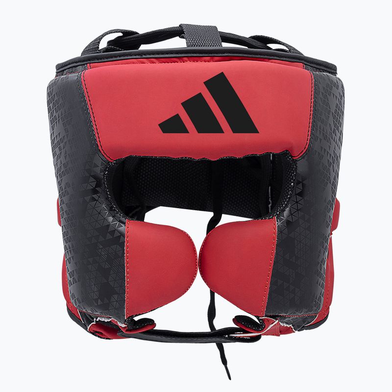 Cască de box adidas Combat 50 HG black/red