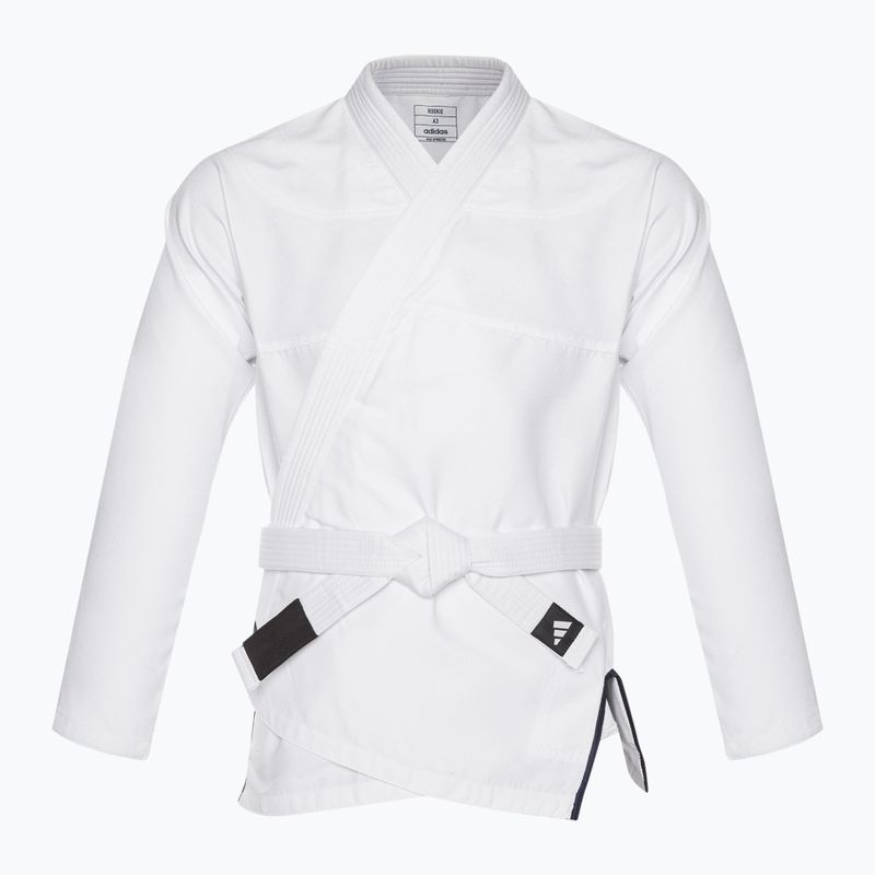 GI pentru jiu-jitsu brazilian adidas Gama alb/albastru gradient 2