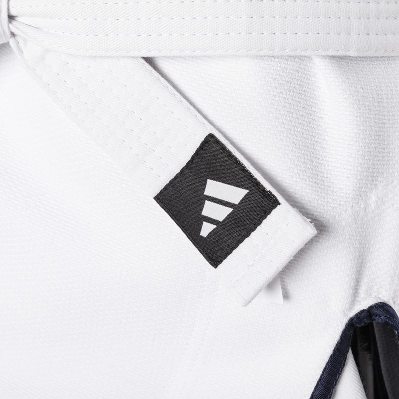 GI pentru jiu-jitsu brazilian adidas Gama alb/albastru gradient 7