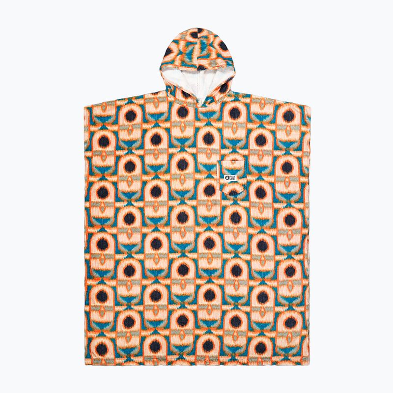 Imagine Landsom tiki tiki print poncho