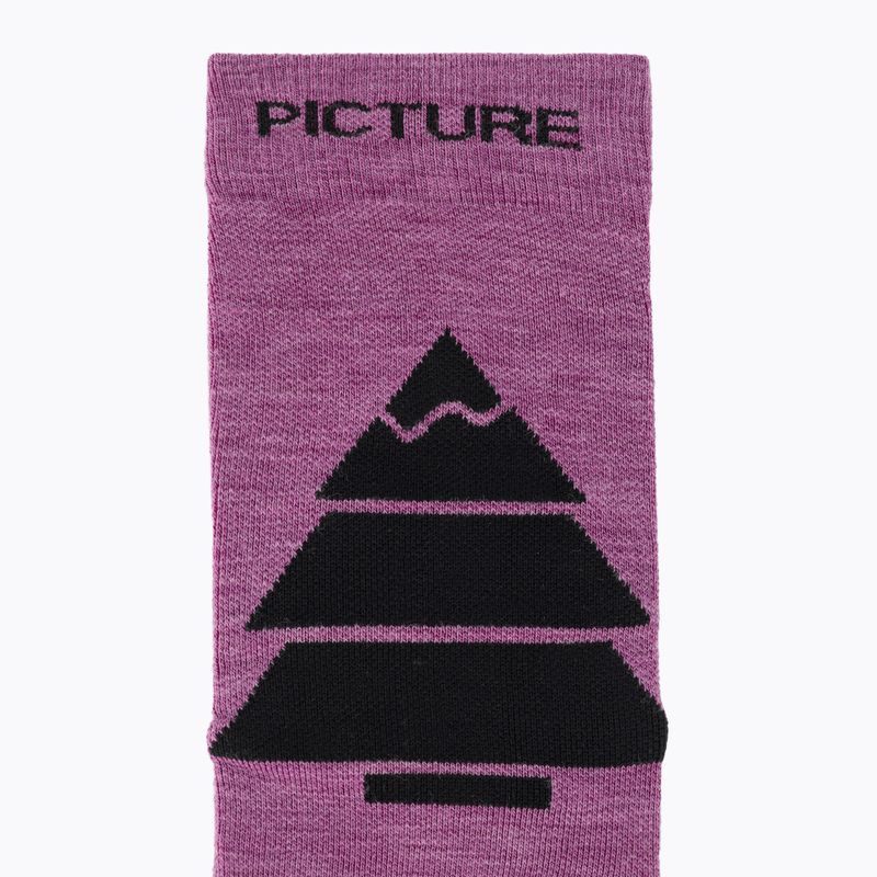 Șosete de schi Picture Wooling bright magenta 4