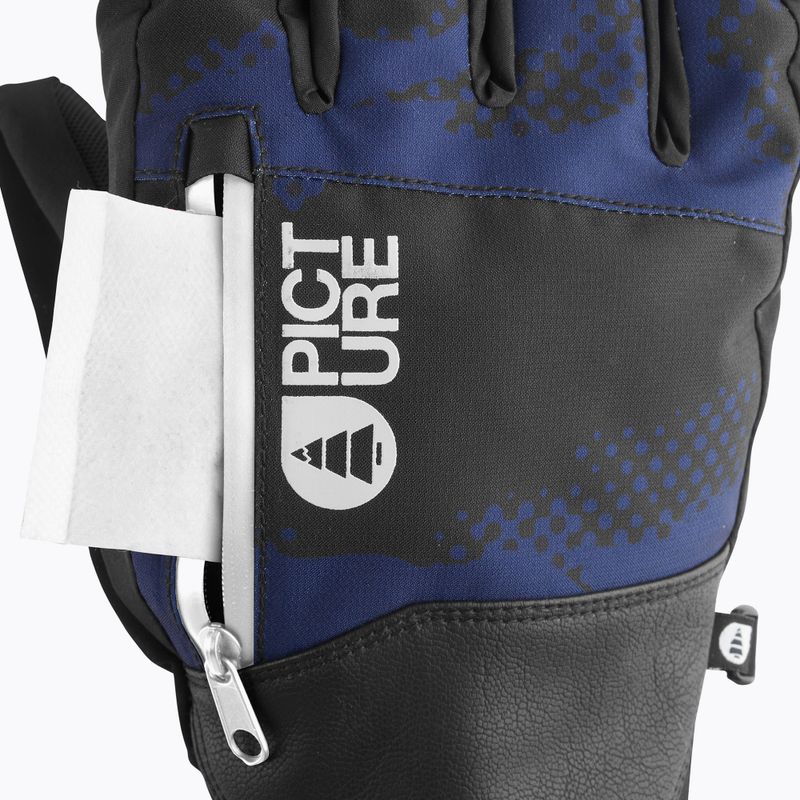 Mănuși de schi pentru bărbați Picture Madson Gloves 10/10 retro fusion print 5