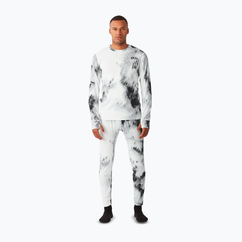 Pantaloni termoactivi pentru bărbați Picture Lhotse Printed snowy pine print 2