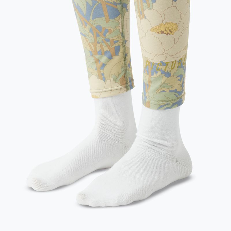 Colanți termoactivi pentru femei Picture Milita Printed timeless flower print 6