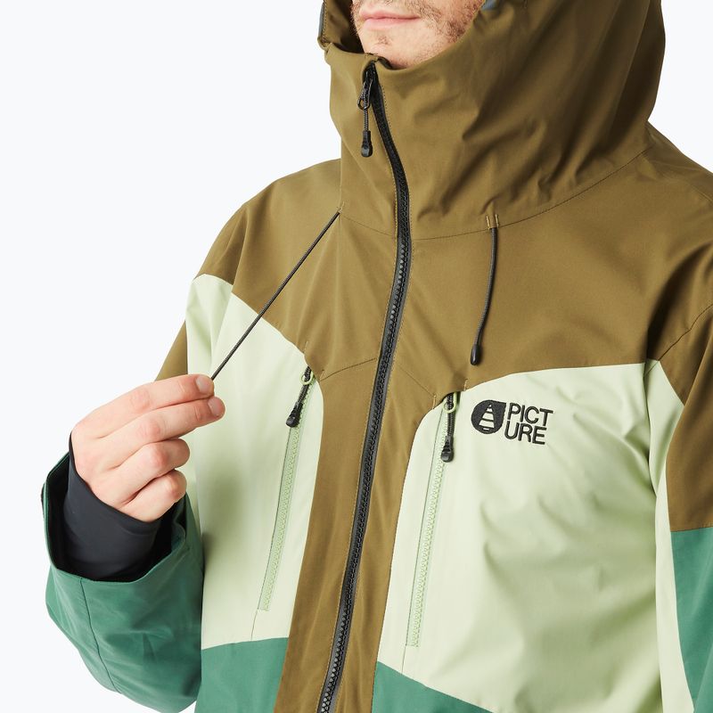 Geacă de schi pentru bărbați Picture Naikoon 20/20 reseda green 5