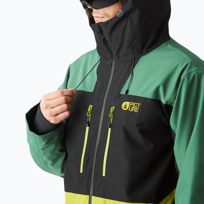 Geacă de schi pentru bărbați Picture Object smoke pine black 5