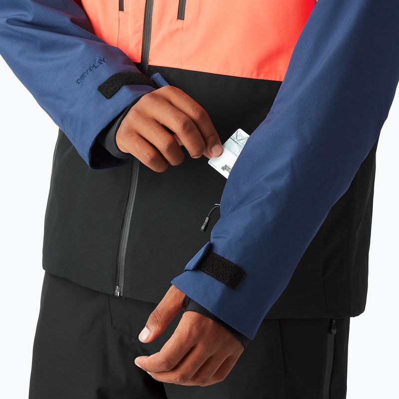 Geacă de schi pentru bărbați Picture Object parrot blue neon flare 9