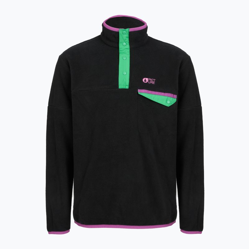Bluză fleece de schi pentru bărbați Picture Arcca 1/4 Zip black 6