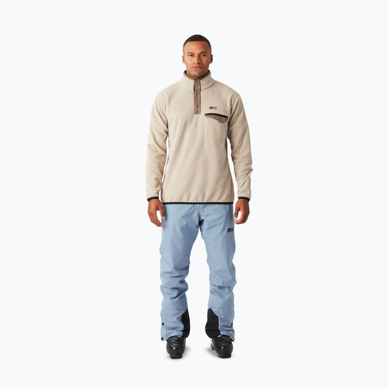 Bluză fleece de schi pentru bărbați Picture Arcca 1/4 Zip pure cashmere 2
