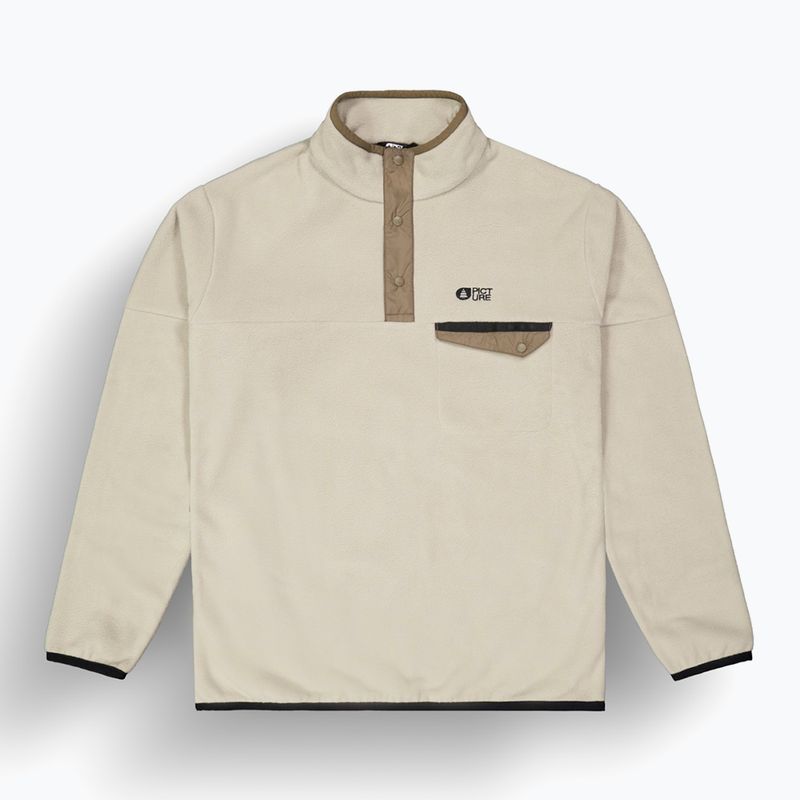 Bluză fleece de schi pentru bărbați Picture Arcca 1/4 Zip pure cashmere